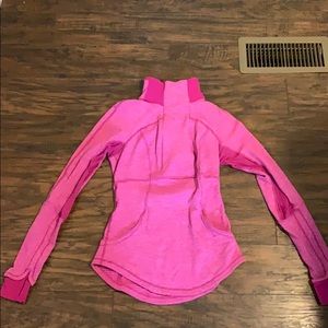 pink lululemon long sleeve